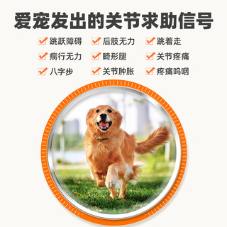 普安特 poainta宠物狗狗猫咪软骨素鲨鱼氨糖健骨关节片折耳猫疼痛补钙修复力维加