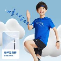 超棉T 速干T儿童夏季短袖中大童男童运动休闲T恤女童童装夏装