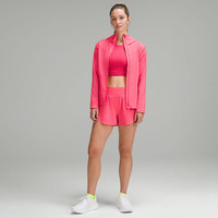 lululemon丨Mist Over 女士运动夹克 拒水 LW4BSRS 釉粉 S /6