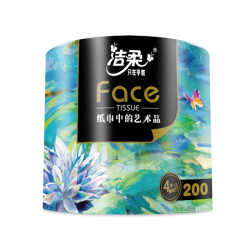 C&S 洁柔 卷纸油画Face加厚4层 200g*20卷