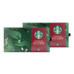 STARBUCKS 星巴克 速溶咖啡粉冻干咖啡随星杯 2盒装【分享+中度】