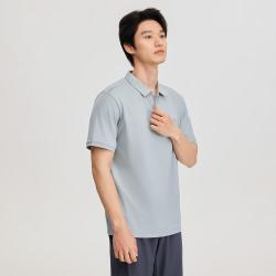斯凯奇 弹力仿棉 男士Polo衫