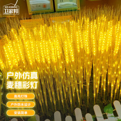 卫家邦 WEIJIABANG led户外防水麦穗灯公园布景地插灯草坪装饰节庆彩灯 市电 20支