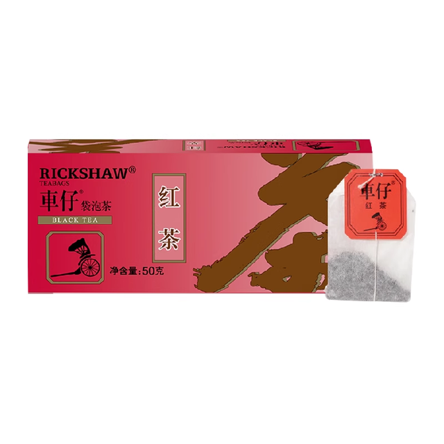车仔 立顿车仔系列红茶袋泡调味茶100包办公娱乐聚会休闲下午茶