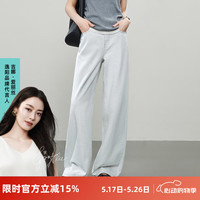 逸阳长直筒牛仔裤女2025年夏季新款薄款阔腿宽松显瘦窄版裤子女