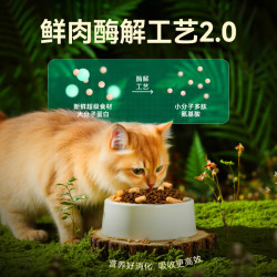 翡冷翠 猫粮元能系列成幼猫全价冻干膨化粮全阶段鸡肉无谷N40200g
