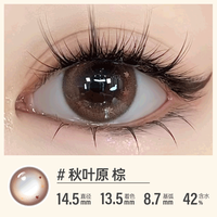 可啦啦 Kilala美瞳日抛 精选系列 大小直径彩色隐形眼镜 30片 秋叶原棕 700度