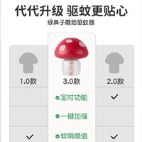 绿鼻子电蚊香液无烟无味家用插电式补充防蚊液驱蚊器