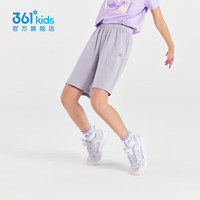 361°童装男女童梭织五分裤夏季小中大童运动裤男童短裤 冰川灰1702 150