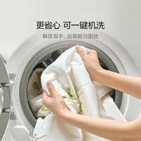 罗莱生活 LUOLAI 罗莱生活 LUOLAI 家纺纯棉被子7A抗菌纤维被芯可水洗夏被 全棉抗菌纤维水洗夏被-水仙百合 150cm*200cm
