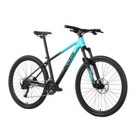 喜德盛山地自行车25款逐日700变速车18速青少年成人骑行通勤代步运动 青绿/黑 18速 17英寸