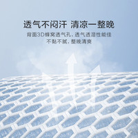 罗莱生活 LUOLAI 家纺 夏日可水洗凉感冰丝席两件套三件套 假日可水洗凉感冰丝席-条席-绿 120cm*200cm