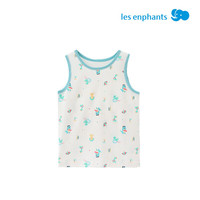 丽婴房（Les enphants）儿童精梳棉背心女童男童无袖上衣2025夏季 玉湖蓝（奇幻款） 80 cm