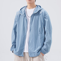 JEEP SPIRIT吉普冰丝防晒衣男士夏季薄款户外透气防晒服钓鱼外套