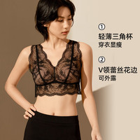 LUCKMEEY/幸棉 一体式打底 女士文胸 胸垫