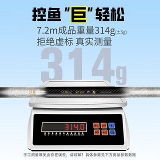 钓鱼王破天轻量巨物竿硬调青草鲢鳙大物竿野钓台钓竿钓鱼竿 9m 破天巨物竿【送竿稍1支】