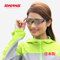 SWANS狮王视马拉松太阳镜跑步骑行眼镜男女户外运动偏光墨镜  超高清 运动员同款SOU2C-0714 K