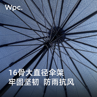 Wpc.雨伞长柄伞双人超大男士女士日本弯柄16骨加固抗风高端商务雨具