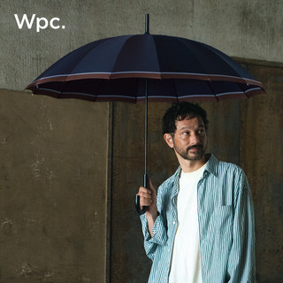 Wpc.雨伞长柄伞双人超大男士女士日本弯柄16骨加固抗风高端商务雨具