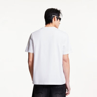 杰克·琼斯（JACK&JONES） 凉感百搭上衣短袖罗纹圆领镭射字母反光胶印T恤男装225101123 L A06本白色 常规