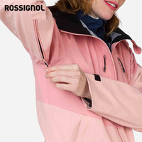 ROSSIGNOL24/25金鸡女款滑雪服防水透气宽松双板雪服外套 粉色混搭 XS
