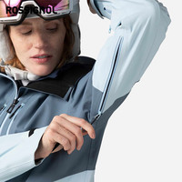 ROSSIGNOL24/25金鸡女款滑雪服防水透气宽松双板雪服外套 蓝色混搭 XS