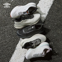 茵宝（Umbro）氢翼跑鞋缓震运动鞋男鞋训练户外凉感透气女鞋 茵宝白/黑色男款 41