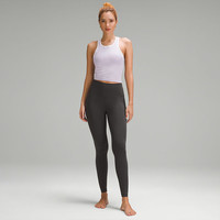 lululemon丨Ebb to Street女士短款工字运动背心*Contrast LW1EWFS 丁香醚/白色 XS /4