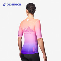 迪卡侬RCR骑行服骑行短袖男款女款Flanders 90's LTDOVRC 橙色 XS