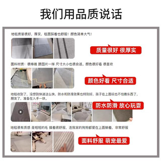 万创客厅茶几地毯北欧卧室满铺房间高级感免洗可擦防水抗污 好鱼连连 180*250cm