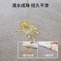 万创客厅茶几地毯北欧卧室满铺房间高级感免洗可擦防水抗污 YX005 140*200cm【防水防污防静电】