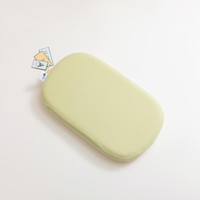 乐优家 HOME 豆本生物基低枕头记忆棉枕芯 40*68*高7cm 春波绿