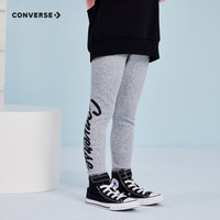 Converse 匡威童装女童保暖加绒打底裤秋冬儿童长裤休闲裤子 岩岭灰 150 /58 【身高140-152cm】