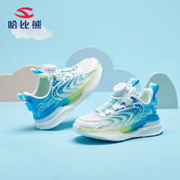 哈比熊（HOBIBEAR）童鞋夏季儿童运动鞋女童单网运动鞋透气男童跑鞋JD67U78 蓝绿29码