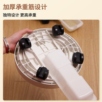 卉馨钢化接水盒移动花盆托盘底座带轮塑料加厚万向轮高颜值可接水