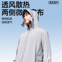 名创优品冰丝防晒衣男2025凉皮空调衣夏季轻便连帽防晒服薄A