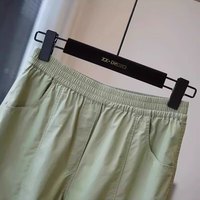  子牧棉麻 高腰宽松显瘦 女士休闲裤