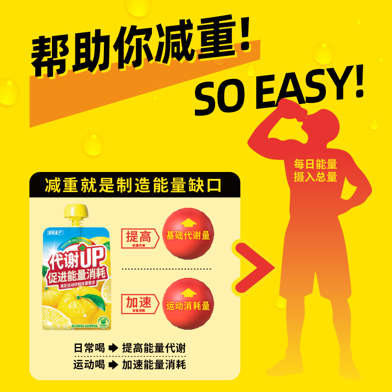 【新品】超级盒子 柚子绿茶果冻促进能量消耗UP+运动健身营养食品