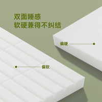 8H床垫 乐天派分区承托记忆棉床垫子抗菌榻榻米可折叠床垫150*200cm