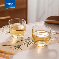 乐唯诗功夫茶杯茶具个人品茗杯茶碗青花主人单杯普洱玻璃杯 清心品茗杯- 140ml 1只