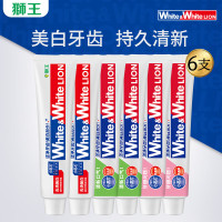 LION 狮王 小苏打国产牙膏  狮王牙膏  含氟牙膏 (葡萄柚+青柠+白桃) 120g 6支