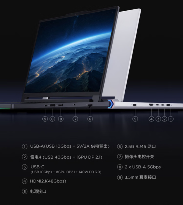 新品发售：喜迎RGB灯效，拯救者Y9000P 2025至尊版AI元启 酷睿Ultra 200HX RTX 5070Ti开售