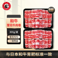龍江和牛 LONGJIANG WAGYU 原切谷饲M5和牛雪花牛肉卷 400g
