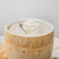 厚古薄今景德镇陶瓷米缸带盖家用米桶装密封面粉桶防潮防虫储米罐 20斤装