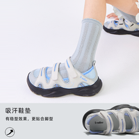 SMIBU童鞋儿童凉鞋夏2024新款女童包头网面运动鞋男童鞋子中大童
