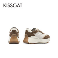 KISSCAT接吻猫年秋季运动休闲百搭圆头时尚休闲鞋KA54554-51