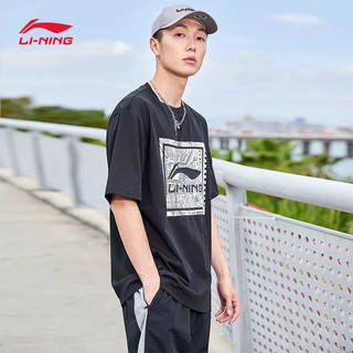  LI-NING/李宁 重磅 男女短袖T恤