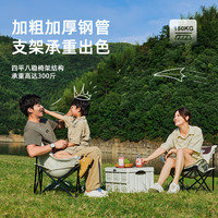 探险者(TAN XIAN ZHE) 户外折叠椅子露营野餐美术写生便携式折凳地铁火车排队便携椅 【六层加棉】米白+收纳袋