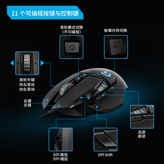  logitech/罗技 RGB 游戏鼠标+防滑贴