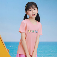 真维斯童装2025夏季新款男女童同款透气圆领短袖T恤儿童印花NZ 2100